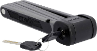 FISCHER FAHRRAD Soft Touch PROTEC FKS85 Vouwslot Zwart Sleutelslot