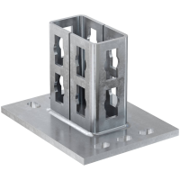 Fischer PSF 41D Zadelflens Staal 533741 5 stuk(s)