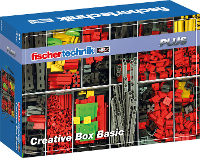 Fischertechnik 554195 Creative Box Basic Bouwpakket, Experimenten, Mechanica, Maatschappij Experimenteerdoos Vanaf 7 jaar