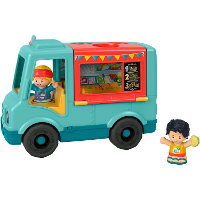 Fisher Price Little People   Service hamburgertruck speelgoedvoertuig