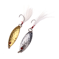Fishing Hard Lure Iron Metal Baits Sequins Bait Lure Bass Hook
