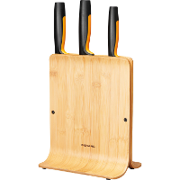 Fiskars Functional Form Bamboe messenblok met 3 messen