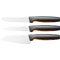 Fiskars Functional Form Favoriete messenset 3 delig mes Japans roestvrij staal | handvat met SoftGrip