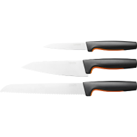 Fiskars Functional Form Starterset 3 delig bestek Japans roestvrij staal | handvat met SoftGrip