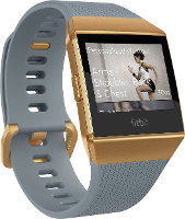 FitBit Ionic Classic Black Gray Large Reserve armband Maat: L Donkergrijs