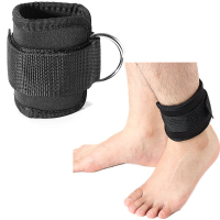 Fitness Ankle D Ring Strap Gym Leg Thigh Pulley Lifting