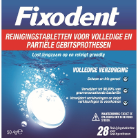 Fixodent Reinigingstabletten Voor Gebitsprotheses