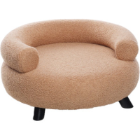 Sofa Dudo ligstoel rond voor hond en kat beige Per stuk