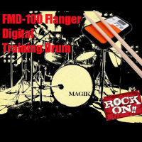 Flanger Fmd 100 Digital Drummer Training Drum Practice Pad Metronome