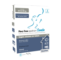 Flea Free Spot On Combo voor honden 20   40 kg 4 pipetten