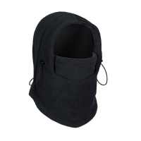 Fleece Two Sided Skiing Riding Caps Cs Hats Face Mask Black Gray