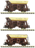 Fleischmann 6660057 N set van 3 steenslagwagens van de ÖBB