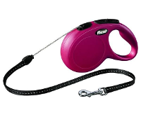 Flexi Classic Cord 8 meter Medium Zwart