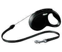 Flexi Classic Cord 8 meter Medium Zwart