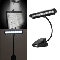 Flexible 9 Leds Clip On Orchestra Music Stand Piano Lamp Light