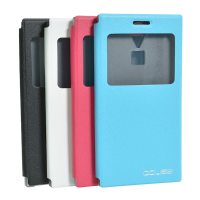 Flip View Window Protective Leather Case For Doogee F5