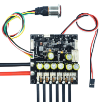 Flipsky Dual FSESC6.6 6.7 Pro Plus ESC Snelheidsregelaar met aan/uit knop Aluminium behuizing Heatsink voor RC voertuige