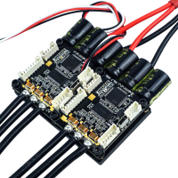 Flipsky Dual Mini FSESC6.7 Pro 140A Basis op VESC6.6 Met Aluminium Geanodiseerd Koellichaam voor RC Modellen Elektrische