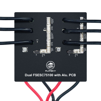 Flipsky ESC Dual 75100 met Aluminium PCB voor Elektrisch Skateboard/Scooter/Ebike Snelheidsregelaar RC Autos Modell