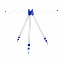 Floding Aluminium Alloy Tripod Bracket Stand Sea Fishing Rod Mount