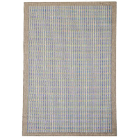 Floorita binnen/buitenvloerkleed Chrome   blauw   135x190 cm   Leen Bakker