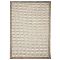 Floorita binnen/buitenvloerkleed Chrome   naturel   135x190 cm   Leen Bakker