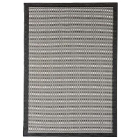Floorita binnen/buitenvloerkleed Chrome   zwart   200x290 cm   Leen Bakker