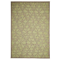 Floorita binnen/buitenvloerkleed Fiore   groen   160x230 cm   Leen Bakker