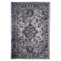 Floorita Easy care vloerkleed Edessa   grijs/zwart   200x290 cm   Leen Bakker