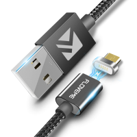 FLOVEME 2.4A Magnetic Micro USB Charging Data Cable 1M For Xiaomi Redmi 5 Plus Note4 Note5 S7