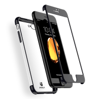 Floveme Plating 360° Full Body Air Cushion Case With Tempered Glass Film For Iphone 7 Plus/8 Plus