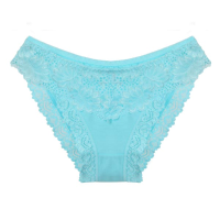 Flowers Print Lace Women's Panty
