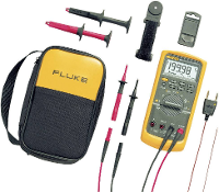 Fluke 87V/E2 Kit Multimeter Digitaal CAT III 1000 V, CAT IV 600 V Weergave (counts): 20000