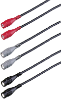 Fluke PM9092 BNC meetsnoerenset 0.50 M Rood, Zwart, Grijs