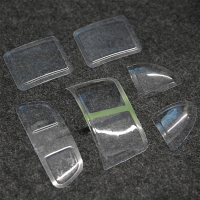 FLY WING bell206 UH1 Onderdelen voor afstandsbediening Helikopter Plastic Windscherm Set Raamplaat