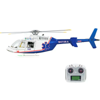 FLYWING Bell 407 470 Klasse 2.4G 6CH Borstelloze Motor GPS Gestabiliseerd Systeem RC Helicopter RTF met ACE Flight Contr