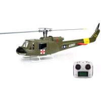 FLY WING UH 1 V4 Upgrade Versie Klasse 470 6CH Borstelloze Motor GPS Vaste Punt Hoogte Hold Schaal RC Helicopter PNP/RTF