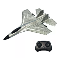 FlyBear FX520 SU35 Fighter 205mm spanwijdte 2.4G 2CH 3 assige gyros EPP RC vliegtuig Jet RTF met LED verlichting