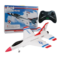 Flybear FX623 F 16 Thunderbirds 250mm Spanwijdte 2.4GHz 2CH Met Ingebouwde Gyro 360° Rotatie EPP RC Vliegtuig Zweefvlieg