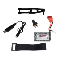 Flyhal 9135 Pro 1/16 RC Auto Reserve 7.4V 500mAh 1.85Wh Lipo Batterij Band Usb kabel Set Voertuigen Model Onderdelen