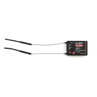 Flysky FS SR12 2.4GHz 12CH ontvanger met dubbele antenne voor vaste vleugel RC auto boot robotmodel