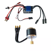 FLYUEACE Geüpgraded Kit Combo 2322 2600KV Outrunner Børsteløs Motor AM32 45A ESC Combo Set voor 1/12 MNRC MN99S MN82 MN8