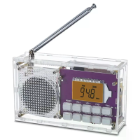 FM/AM/SW Frequentie modulatie en amplitude digitale klokradio ontvanger ongestructureerde doe het zelf elektronica kit
