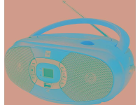 FM CD radio Dual P 390 CD, Middengolf, FM, USB Roze