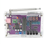 FM radio DIY elektronica kit Regelbare frequentie 87 108 MHz Digitale weergave DIY soldeer project Praktijk soldeer RDA5