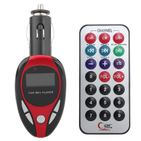 Fm Transmitter Car Kit Mp3 Player Lcd Screen Wireless Remote Control