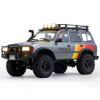 FMS FCX10 LC80 voor TOYOTA Land Cruiser 80 RS 1/10 2.4G 4WD RC Auto Off Road Klimtruck Rock Crawler LED Licht Twee Snelh