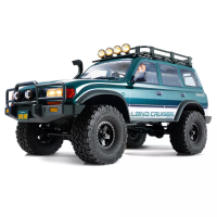 FMS FCX10 OVR LC80 RS voor TOYOTA Land Cruiser 1/10 2.4G 4WD Groen Brushless RC auto Rock Crawlers Off Road Klimmen Truc