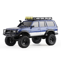 FMS FCX18 RTR 1/18 2.4G 4WD RC Auto voor TOYOTA Land Cruiser LC80 Rock Crawler Off road Klimvoertuig LED lichten Twee Sn