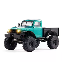 FMS FCX24 Power Wagon 12401 RTR 1/24 2.4G 4WD Borstelloze RC auto Rock Crawler Off Road Truck Twee Snelheden Geüpgrad ch